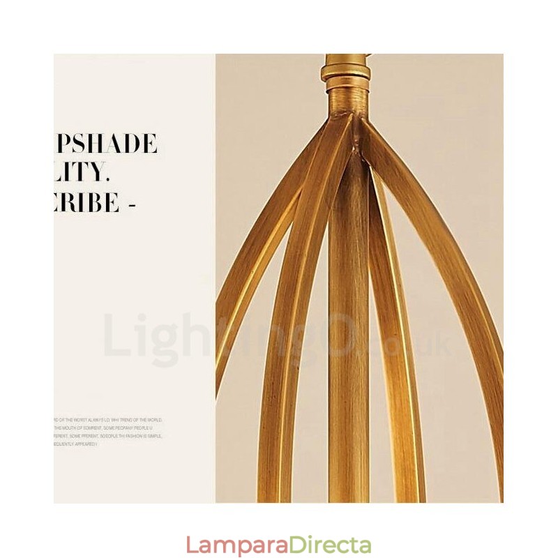 Lámpara de araña de metal integrada de estilo rústico Lodge de 10 luces