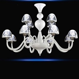 Colgante de hongo de cristal creativo minimalista moderno 8+4