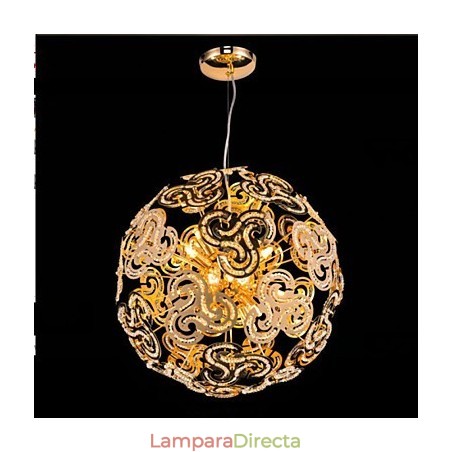 Lámpara colgante de bola de cristal con forma de globo, moderna y sencilla Lámpara colgante de bola de cristal con forma de globo, moderna y sencilla