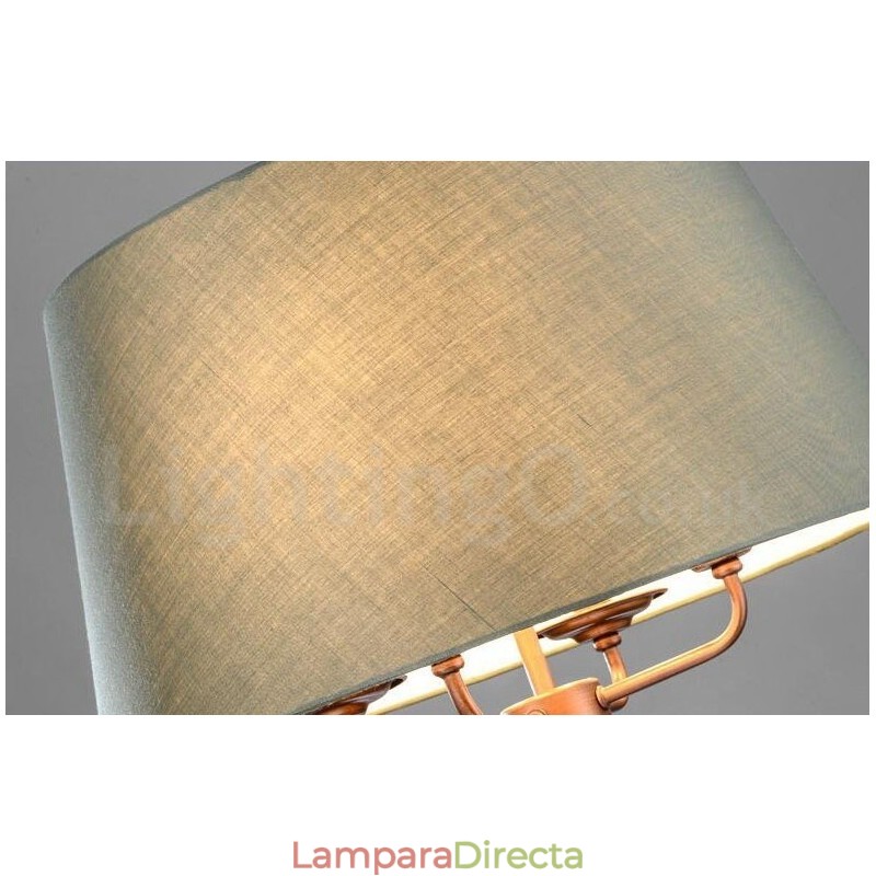Lámpara de araña de metal integrada estilo rústico Lodge de 4 luces