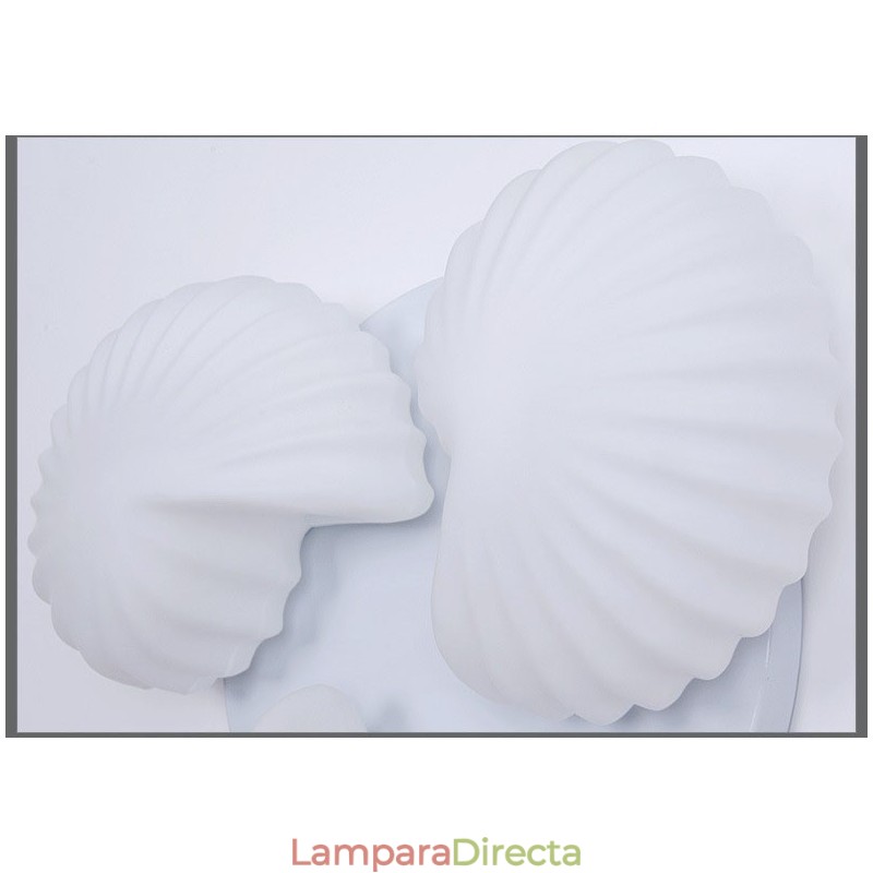 Lámpara de araña clásica tradicional integrada de 3 luces con pantalla de cristal