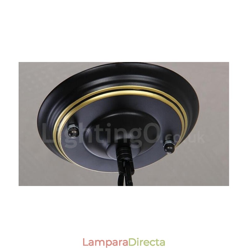 Lámpara de araña de metal integrada estilo rústico Lodge de 8 luces