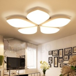 Lámpara empotrada de metal integrada contemporánea moderna de 5 luces