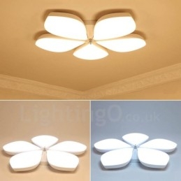 Lámpara empotrada de metal integrada contemporánea moderna de 5 luces