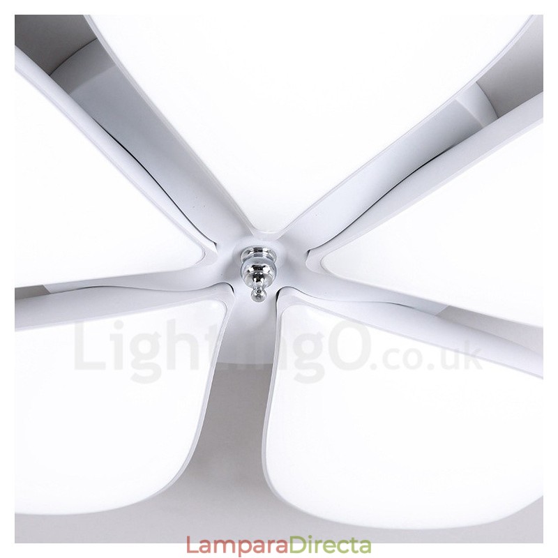 Lámpara empotrada de metal integrada contemporánea moderna de 5 luces