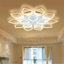 Lámpara empotrada integrada contemporánea moderna de 15 luces