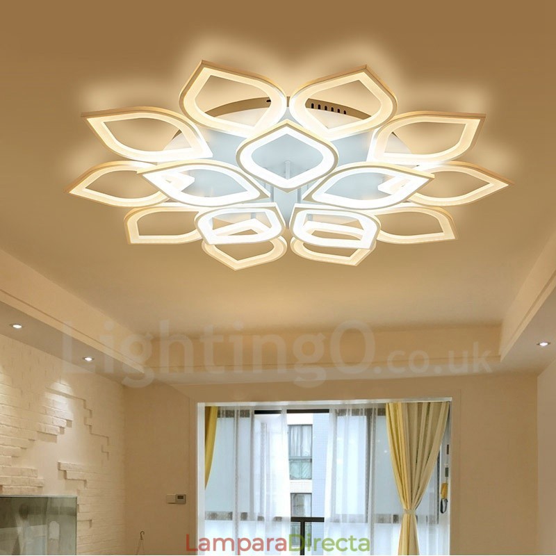 Lámpara empotrada integrada contemporánea moderna de 15 luces