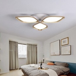 Lámpara empotrada de metal integrada contemporánea moderna de 3 luces