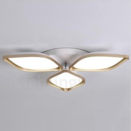 Lámpara empotrada de metal integrada contemporánea moderna de 3 luces