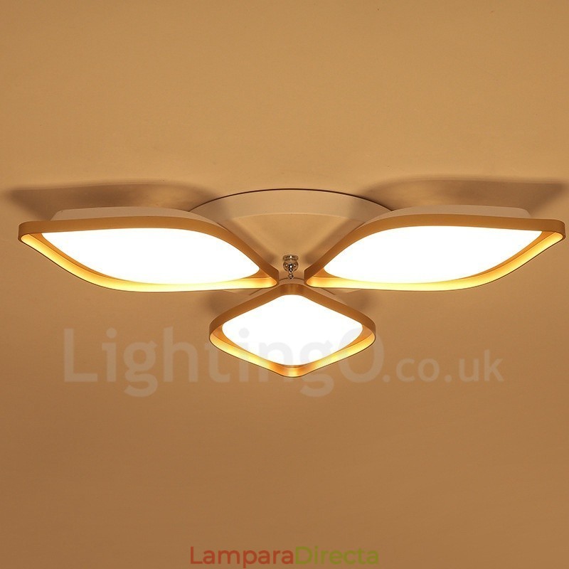 Lámpara empotrada de metal integrada contemporánea moderna de 3 luces