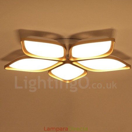Lámpara empotrada de metal integrada contemporánea moderna de 5 luces Lámpara empotrada de metal integrada contemporánea moderna de 5 luces