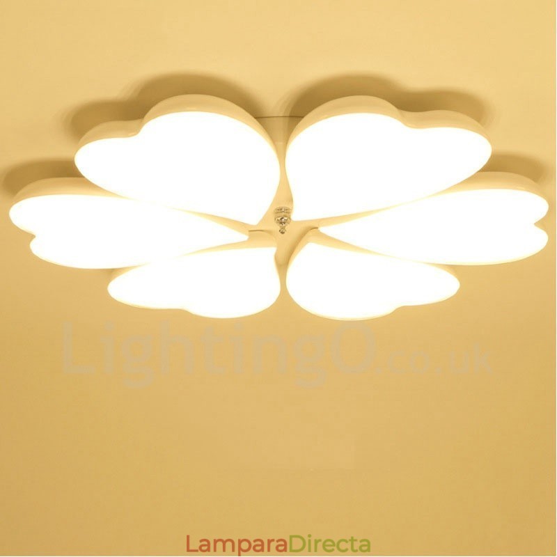 Lámpara empotrada de metal integrada, moderna y contemporánea, de 6 luces