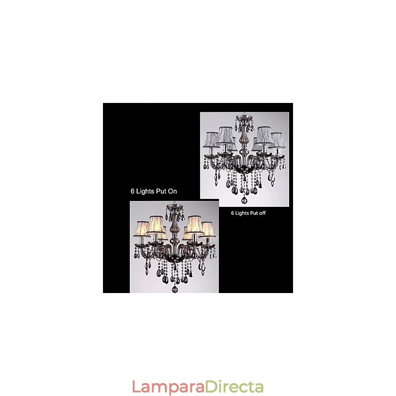 Lámpara de araña de cristal de lujo Lámpara de araña de cristal K9