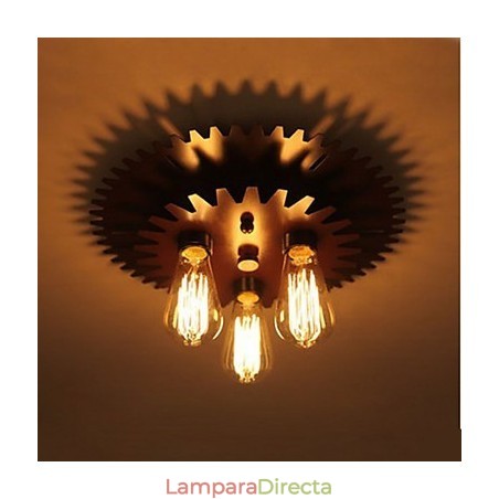 Lámparas de techo negras con forma de lámpara de pared Lámpara Maquinaria simple Lámparas de techo negras con forma de lámpara de pared Lámpara Maquinaria simple