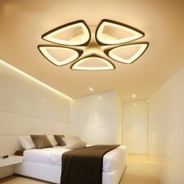 Lámpara empotrada integrada contemporánea moderna de 5 luces