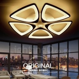 Lámpara empotrada integrada contemporánea moderna de 5 luces