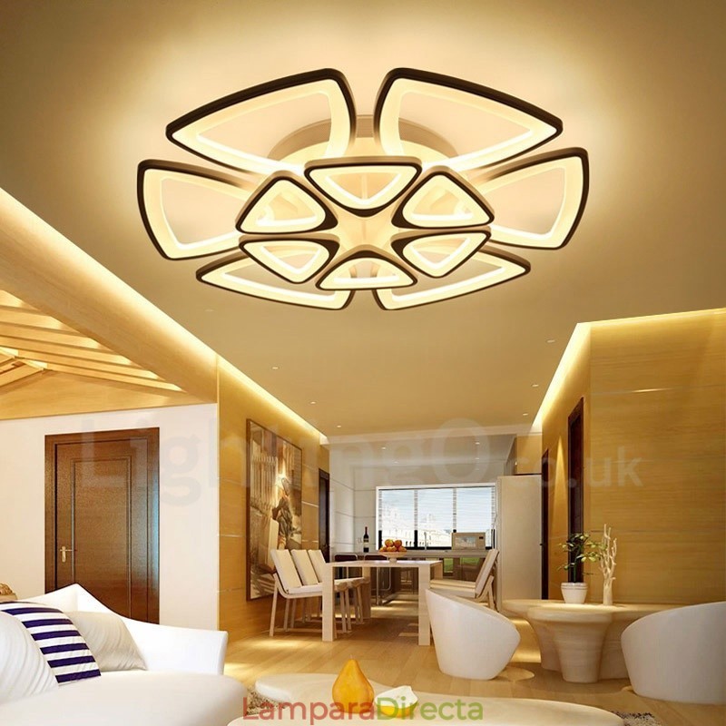 Lámpara empotrada integrada contemporánea moderna de 12 luces