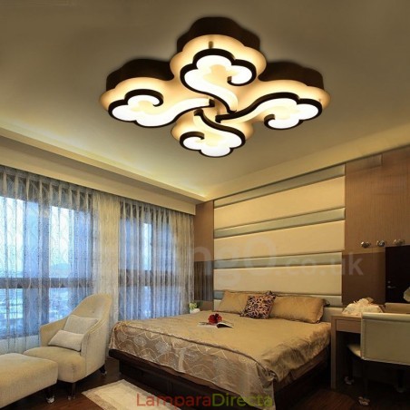 Lámpara empotrada integrada contemporánea moderna de 4 luces Lámpara empotrada integrada contemporánea moderna de 4 luces