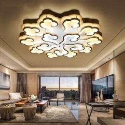 Lámpara empotrada integrada contemporánea moderna de 15 luces
