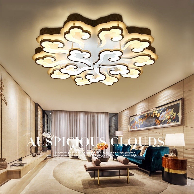 Lámpara empotrada integrada contemporánea moderna de 15 luces