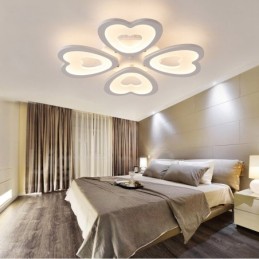 Lámpara empotrada integrada contemporánea moderna de 4 luces