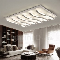 Lámpara empotrada integrada contemporánea moderna de 6 luces