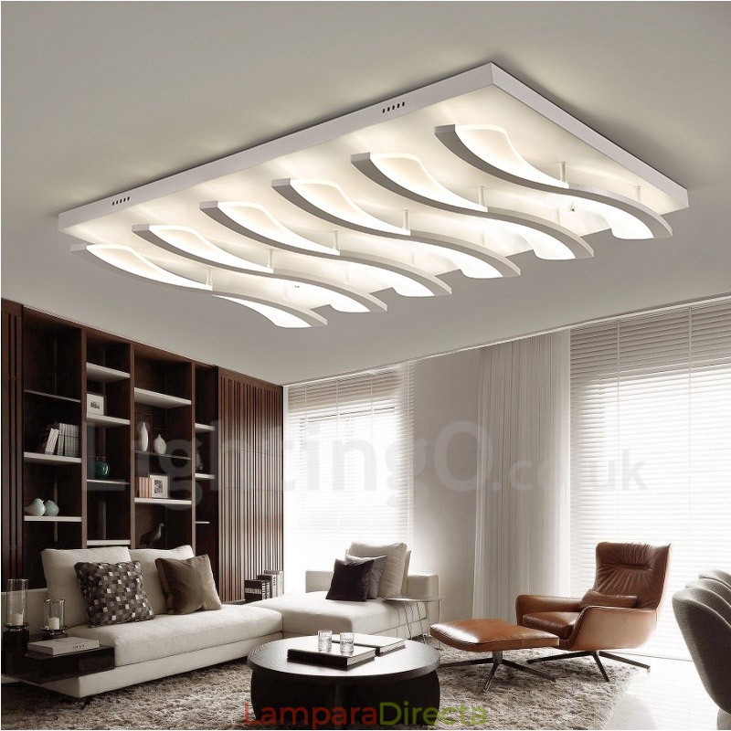 Lámpara empotrada integrada contemporánea moderna de 6 luces