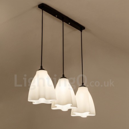 Lámpara colgante clásica tradicional de metal integrada de 3 luces Lámpara colgante clásica tradicional de metal integrada de 3 luces