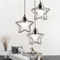 Lámpara colgante integrada contemporánea moderna de 3 luces