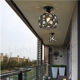 Lámpara colgante integrada Rustic Lodge de 1 luz