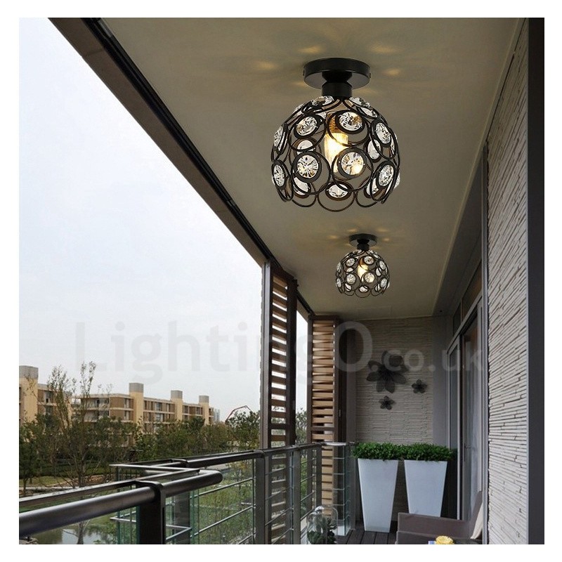 Lámpara colgante integrada Rustic Lodge de 1 luz