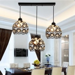 Lámpara colgante integrada Rustic Lodge de 3 luces