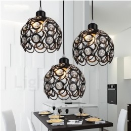 Lámpara colgante integrada Rustic Lodge de 3 luces
