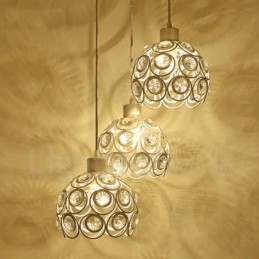 Lámpara colgante integrada Rustic Lodge de 3 luces