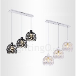 Lámpara colgante integrada Rustic Lodge de 3 luces