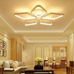 Lámpara empotrada de metal integrada contemporánea moderna de 5 luces