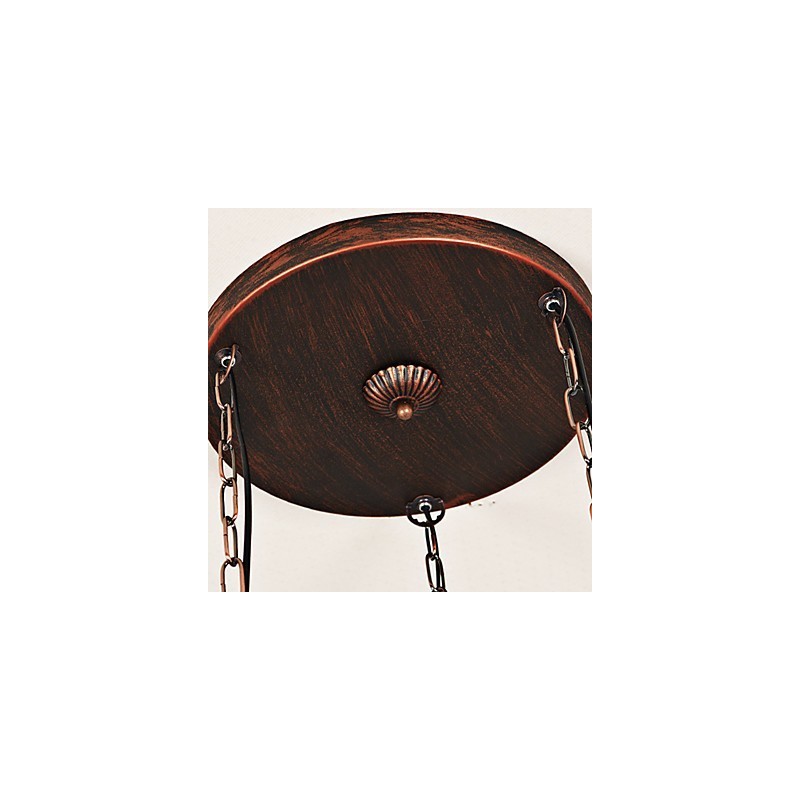 Lámpara colgante de metal estilo retro mini de estilo rústico Lodge