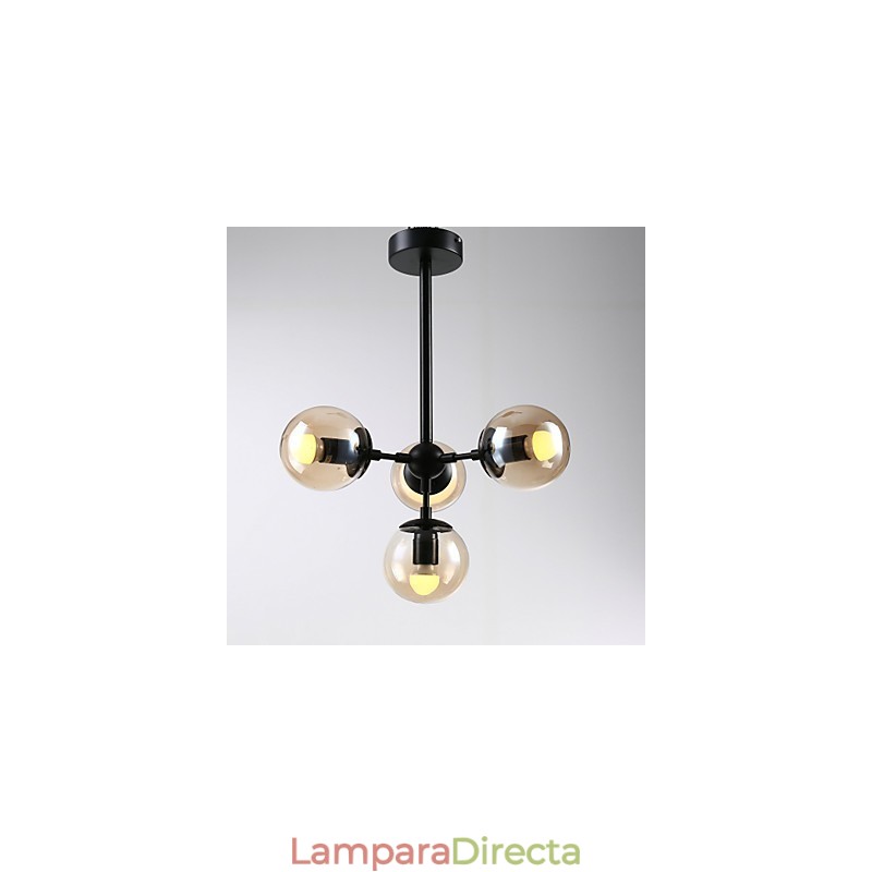 Lámpara de araña de metal con pintura retro clásica tradicional para diseñadores.