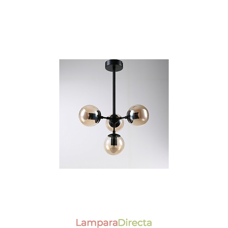 Lámpara de araña de metal con pintura retro clásica tradicional para diseñadores.