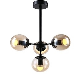Lámpara de araña de metal con pintura retro clásica tradicional para diseñadores.