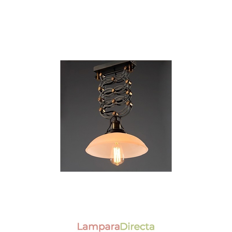 Lámpara colgante estilo loft estilo campestre americano, lámpara de tijera de hierro forjado, luces de decoración para tiendas.