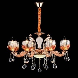 Lámpara colgante de metal estilo mini de cristal, moderna, contemporánea, tradicional, clásica, de aleación de zinc.