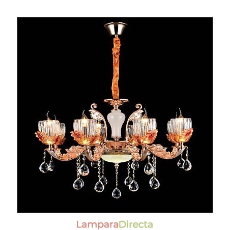 Lámpara colgante de metal estilo mini de cristal, moderna, contemporánea, tradicional, clásica, de aleación de zinc. Lámpara colgante de metal estilo mini de cristal, moderna, contemporánea, tradicional, clásica, de aleación de zinc.