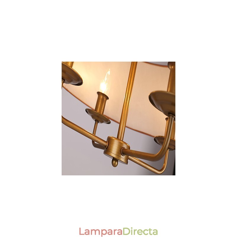 Lámpara de araña de 2 focos con diseño de cabaña rústica para diseñadores de interiores de metal.