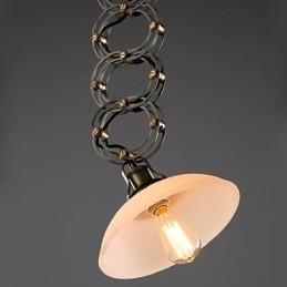 Lámpara colgante estilo loft estilo campestre americano, lámpara de tijera de hierro forjado, luces de decoración para tiendas.