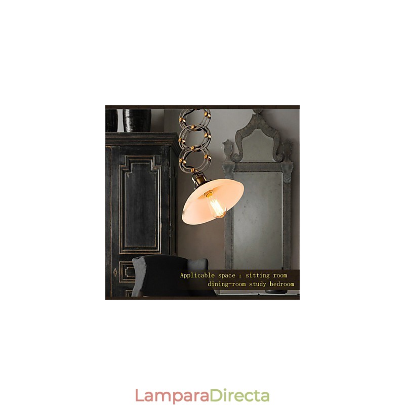 Lámpara colgante estilo loft estilo campestre americano, lámpara de tijera de hierro forjado, luces de decoración para tiendas.