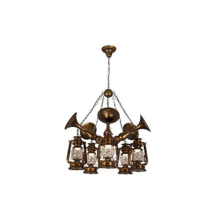 Lámpara de araña de metal con diseño de globo terráqueo estilo rústico vintage retro para diseñadores de estilo mini Lámpara de araña de metal con diseño de globo terráqueo estilo rústico vintage retro para diseñadores de estilo mini