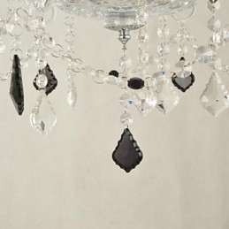 Lámpara de araña de cristal moderna y contemporánea con otras características