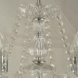 Lámpara de araña de cristal moderna y contemporánea con otras características