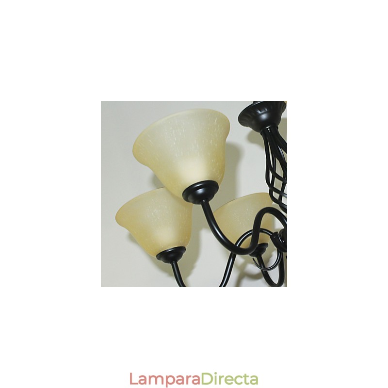 Lámpara de araña de metal, tradicional, clásica, rústica, estilo cabaña, vintage, retro, campestre, otros, para diseñadores de estilo mini.